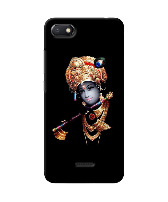 Lord Krishna With Fluet Redmi 6a Back Cover