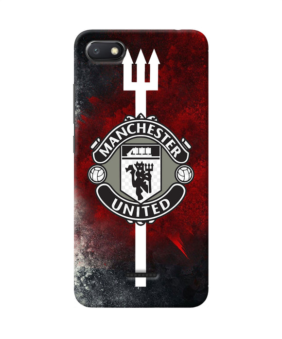 Manchester United Redmi 6a Back Cover