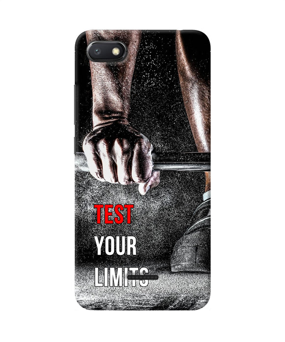 Test Your Limit Quote Redmi 6a Back Cover