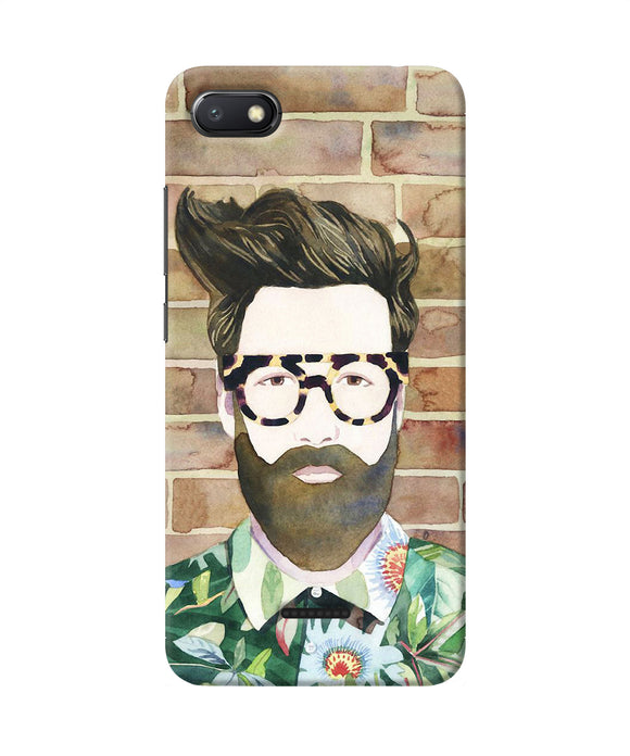 Beard Man With Glass Redmi 6a Back Cover