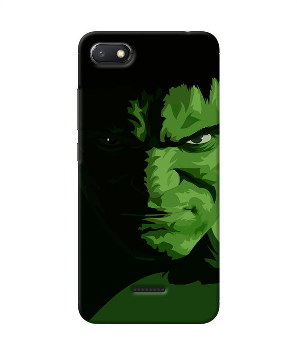 Hulk Green Painting Redmi 6a Back Cover