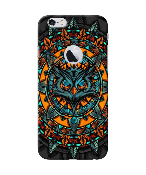 Angry Owl Art Iphone 6 Logocut Back Cover