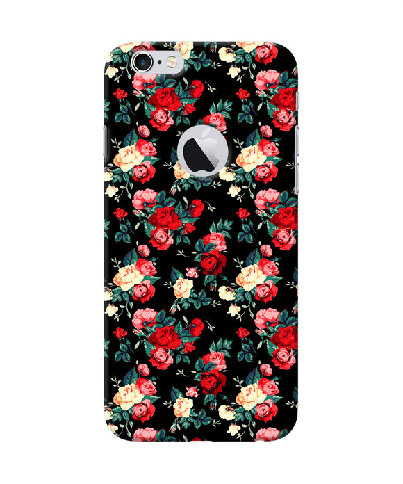 Rose Pattern Iphone 6 Logocut Back Cover