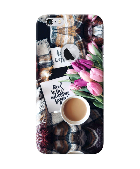 Love Coffee Quotes Iphone 6 Logocut Back Cover