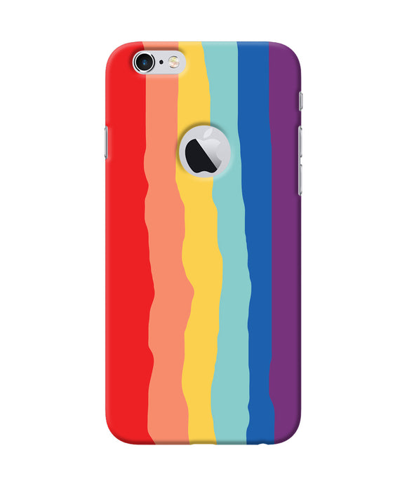 Rainbow Iphone 6 logocut Back Cover