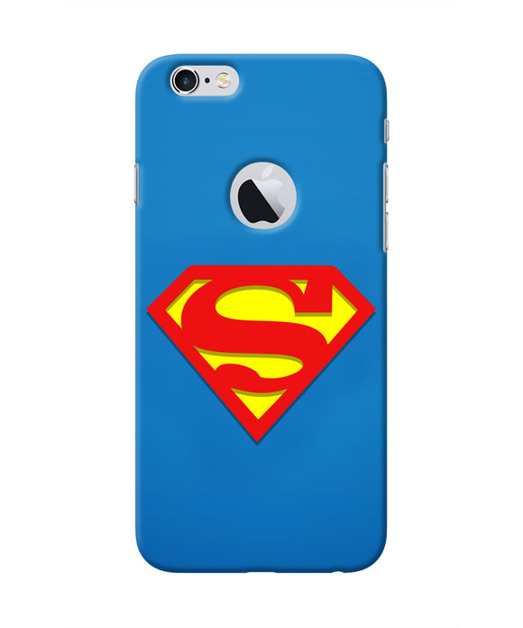 Superman Blue Iphone 6 logocut Real 4D Back Cover