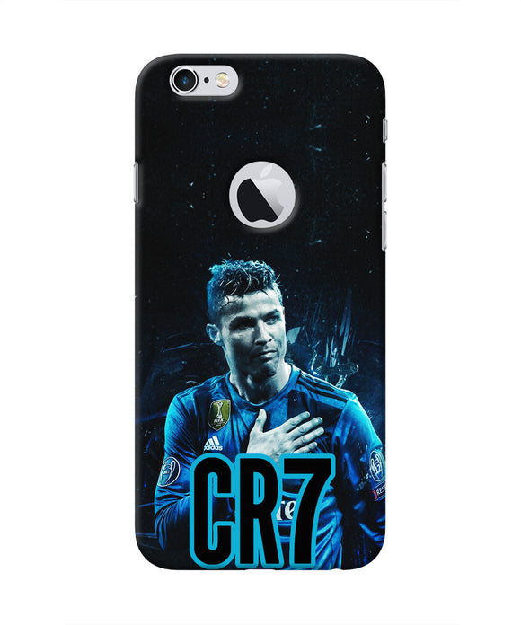 Christiano Ronaldo Blue Iphone 6 logocut Real 4D Back Cover