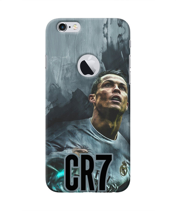 Christiano Ronaldo Grey Iphone 6 logocut Real 4D Back Cover