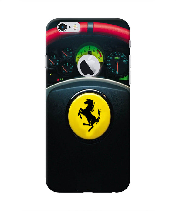 Ferrari Steeriing Wheel Iphone 6 logocut Real 4D Back Cover