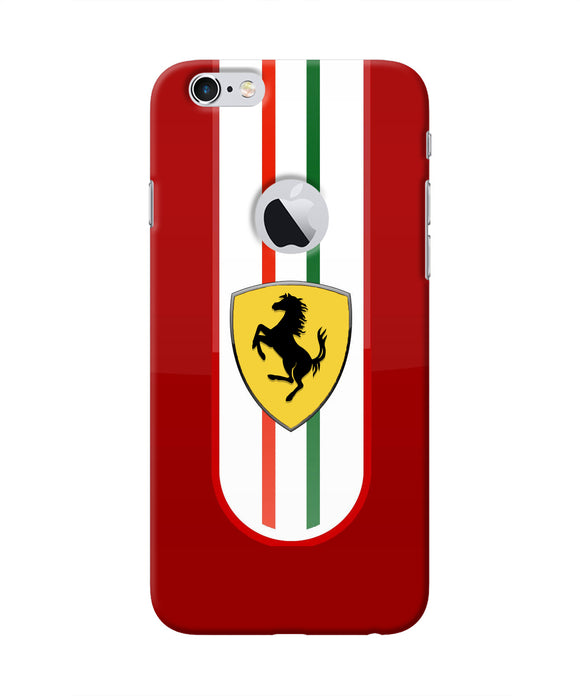 Ferrari Art Iphone 6 logocut Real 4D Back Cover