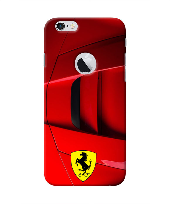 Ferrari Car Iphone 6 logocut Real 4D Back Cover