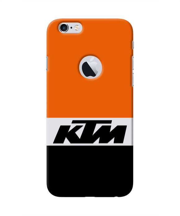 KTM Colorblock Iphone 6 logocut Real 4D Back Cover
