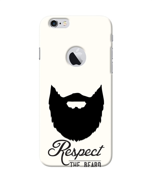 Respect the Beard Iphone 6 logocut Real 4D Back Cover