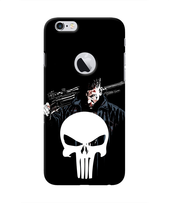 Punisher Character Iphone 6 logocut Real 4D Back Cover