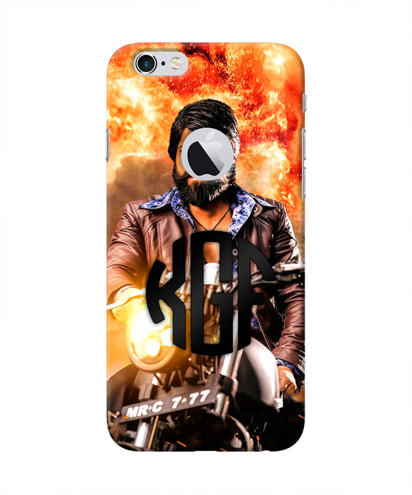 Rocky Bhai on Bike iPhone 6 Logocut Real 4D Back Cover