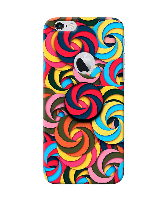 Spiral Pattern Iphone 6 logocut Pop Case