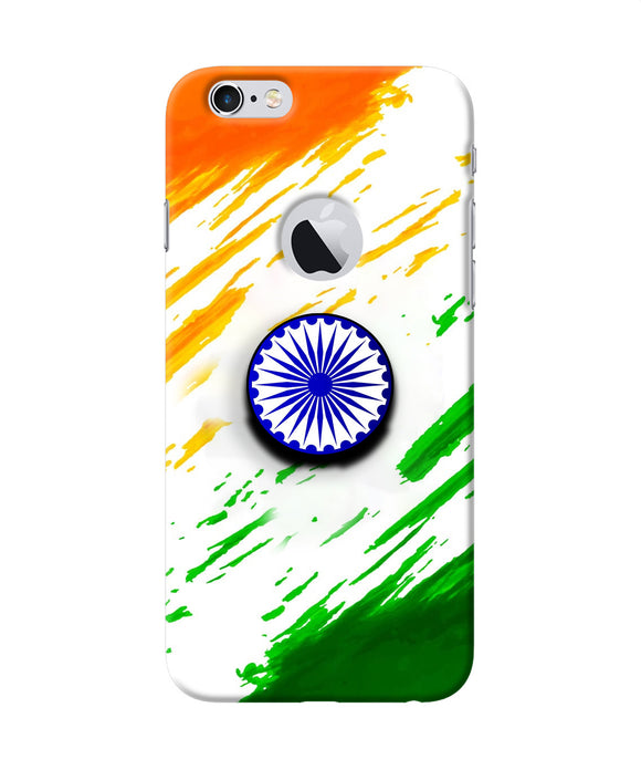 Indian Flag Ashoka Chakra Iphone 6 logocut Pop Case