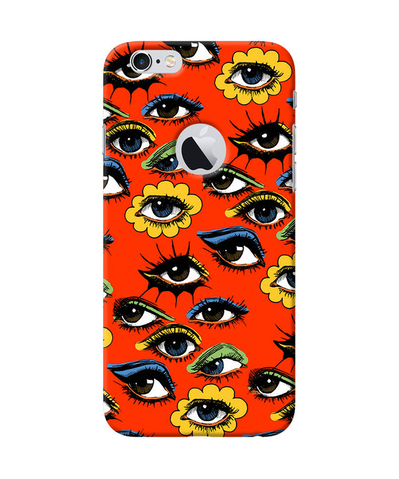 Abstract Eyes Pattern Iphone 6 Logocut Back Cover
