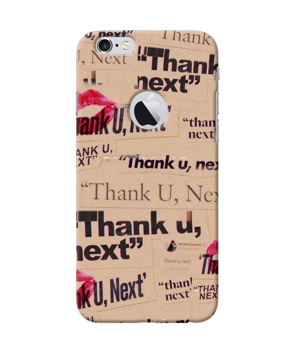 Thank You Next Iphone 6 Logocut Back Cover