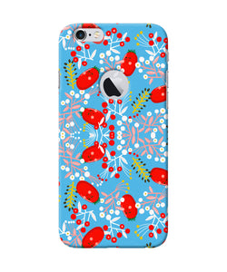 Small Red Animation Pattern Iphone 6 Logocut Back Cover