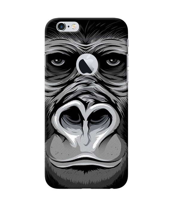 Black Chimpanzee Iphone 6 Logocut Back Cover