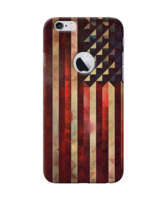 Vintage Us Flag Iphone 6 Logocut Back Cover