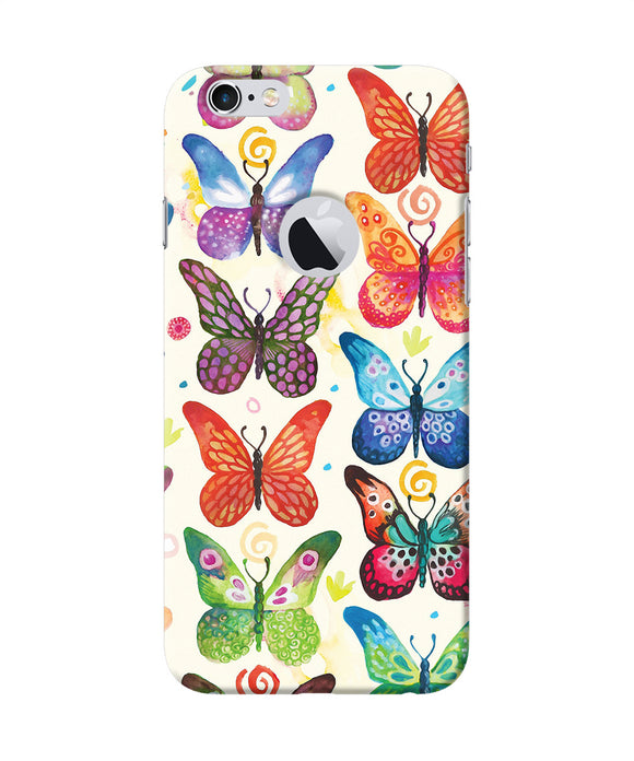 Abstract Butterfly Print Iphone 6 Logocut Back Cover