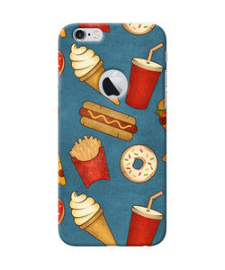 Abstract Food Print Iphone 6 Logocut Back Cover