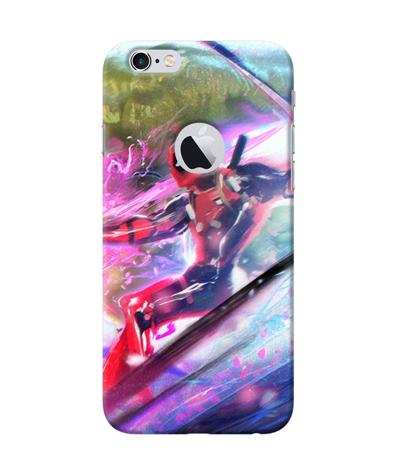 Deadpool Super Hero Iphone 6 Logocut Back Cover