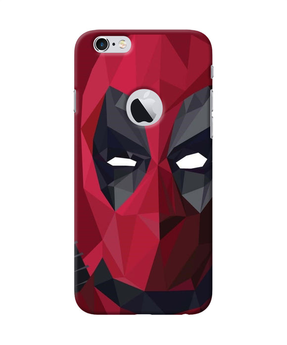 Abstract Deadpool Mask Iphone 6 Logocut Back Cover