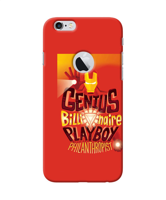 Ironman Quote Iphone 6 Logocut Back Cover