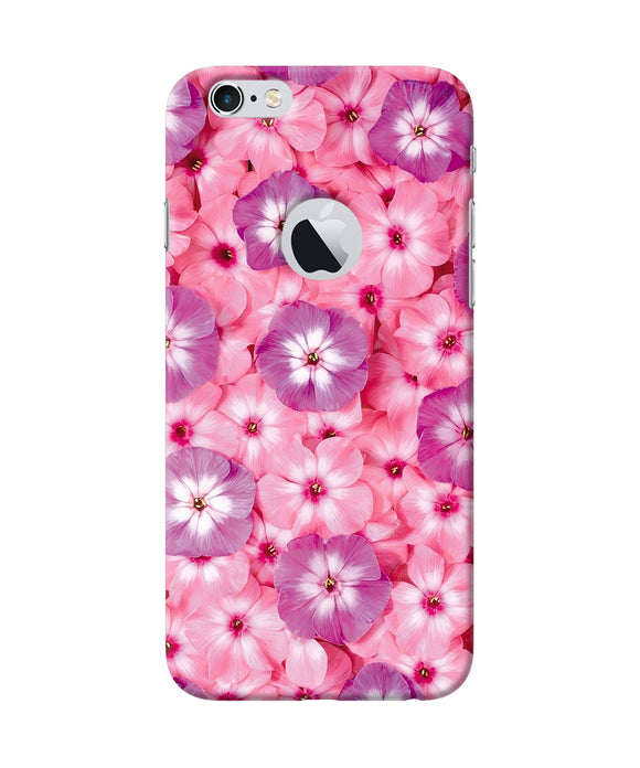 Natural Pink Flower Iphone 6 Logocut Back Cover
