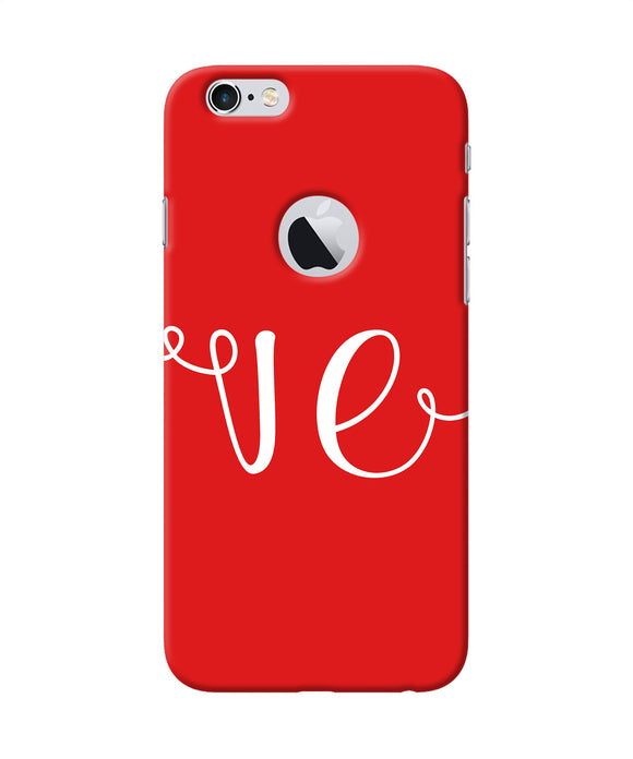 Love Two Iphone 6 Logocut Back Cover