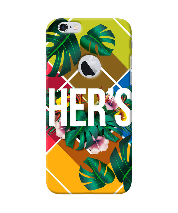 His Her Two Iphone 6 Logocut Back Cover