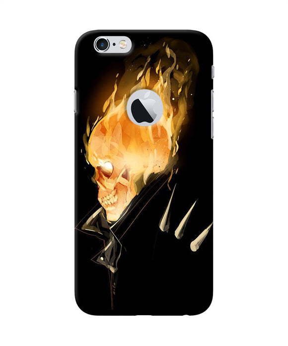 Burning Ghost Rider Iphone 6 Logocut Back Cover