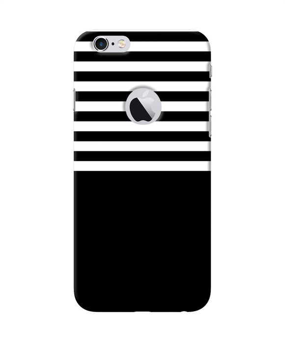 Black And White Print Iphone 6 Logocut Back Cover