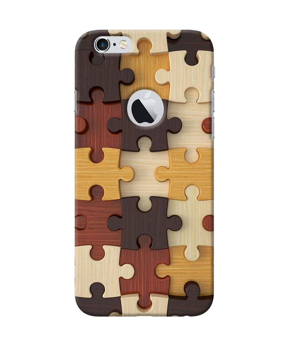 Wooden Puzzle Iphone 6 Logocut Back Cover