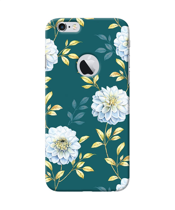 Flower Canvas Iphone 6 Logocut Back Cover