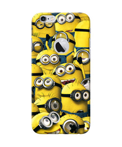 Minions Crowd Iphone 6 Logocut Back Cover