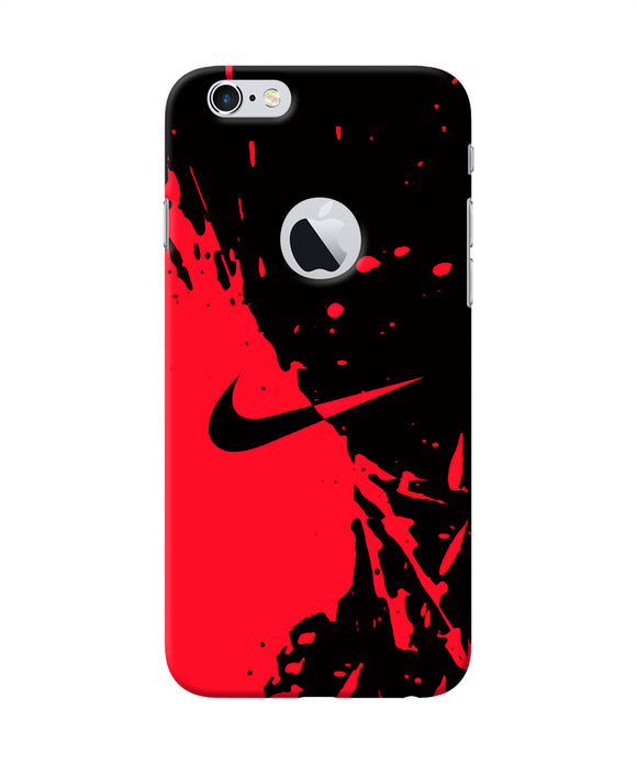 Nike Red Black Poster Iphone 6 Logocut Back Cover