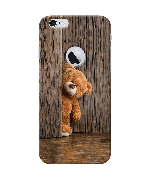 Teddy Wooden Iphone 6 Logocut Back Cover