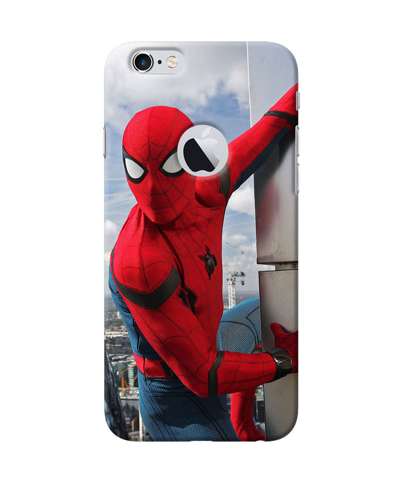 Spiderman On The Wall Iphone 6 Logocut Back Cover