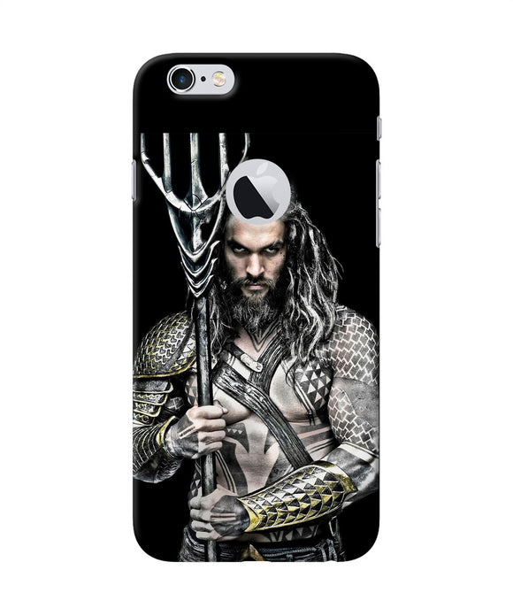 Aquaman Trident Black Iphone 6 Logocut Back Cover