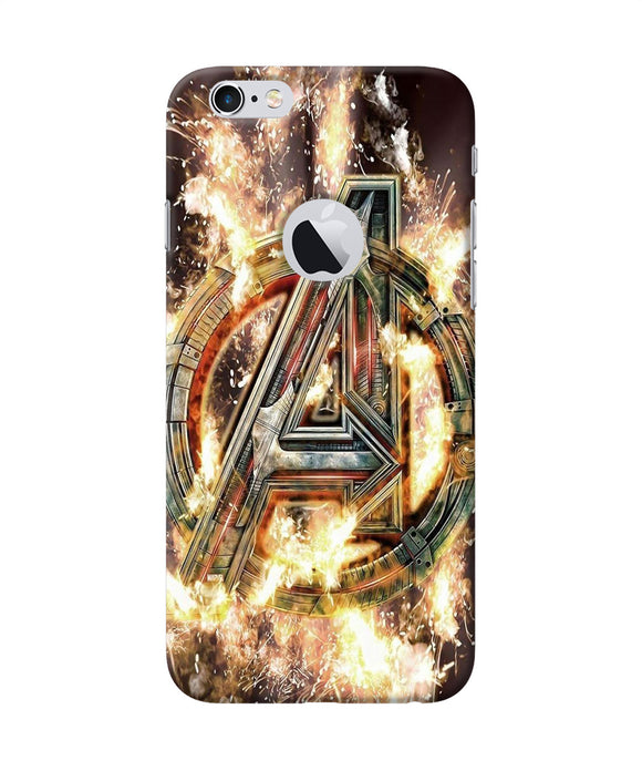 Avengers Burning Logo Iphone 6 Logocut Back Cover