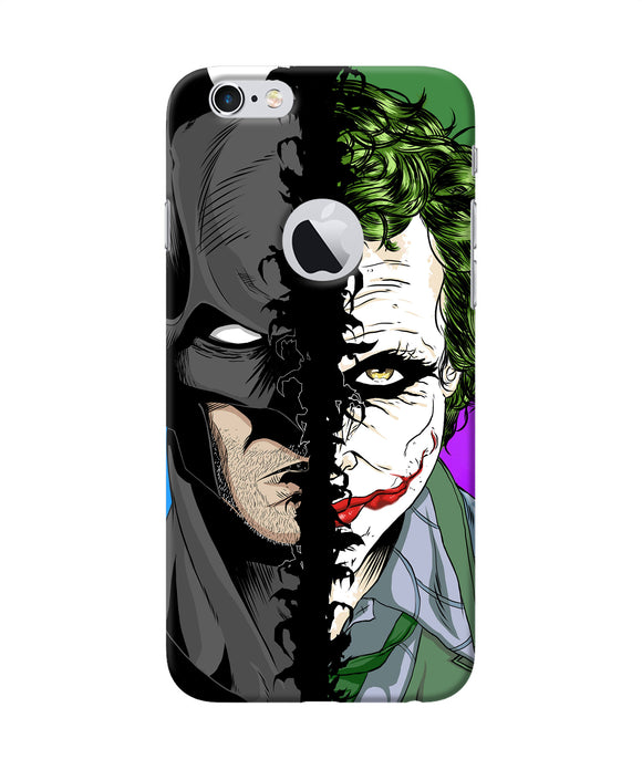 Batman Vs Joker Half Face Iphone 6 Logocut Back Cover