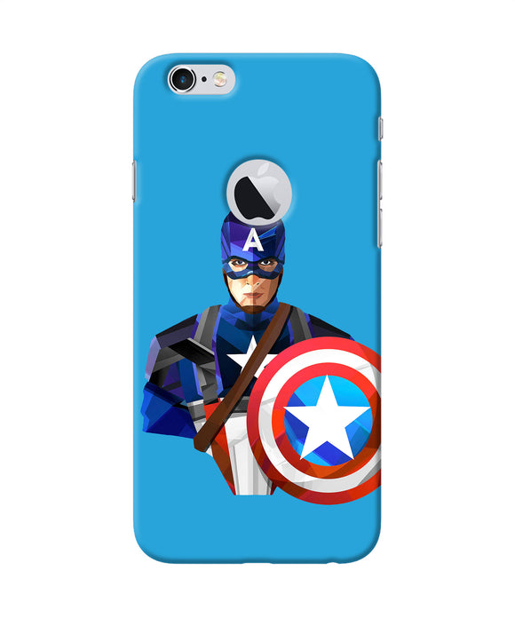 Captain America Character Iphone 6 Logocut Back Cover