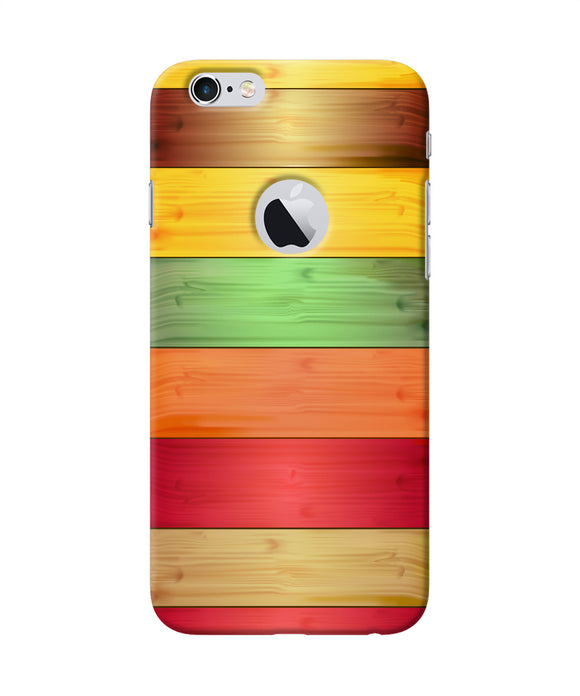 Wooden Colors Iphone 6 Logocut Back Cover
