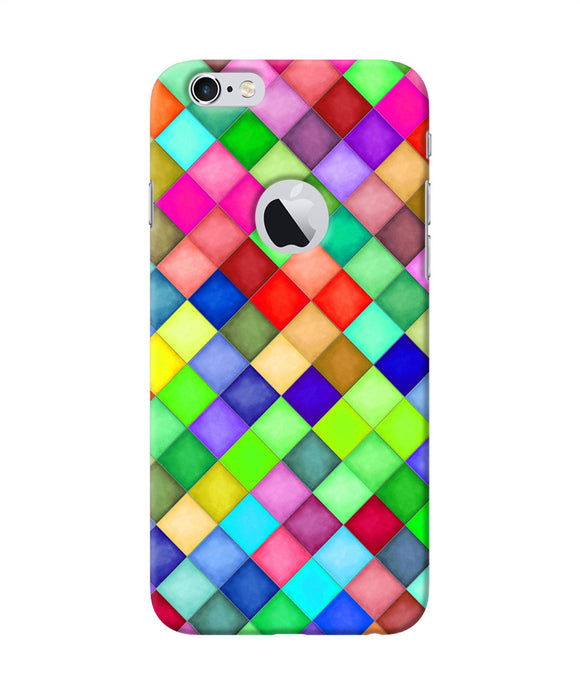 Abstract Colorful Squares Iphone 6 Logocut Back Cover