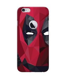 Abstract Deadpool Half Mask Iphone 6 Logocut Back Cover