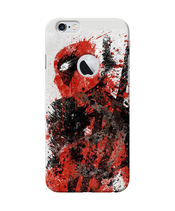 Deadpool Rugh Sketch Iphone 6 Logocut Back Cover